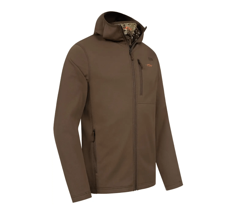 Куртка Blaser Active Outfits Men’s Drain FZ Hoody Dark brown Фото 2